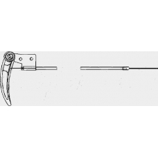 104 170 TOPRAN Тросик замка капота