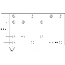 17828 TEXTAR Тормозные колодки, барабанный тормоз