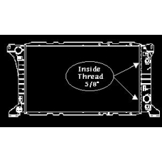 RA0121030 J. DEUS Радиатор, охлаждение двигателя