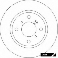 DF4117 TRW Тормозной диск