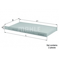 LA 468/S MAHLE Фильтр, воздух во внутренном пространстве