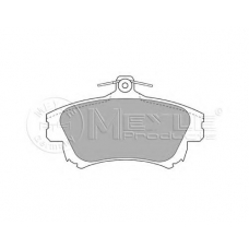 025 219 8317 MEYLE Комплект тормозных колодок, дисковый тормоз