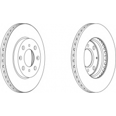 DDF1231 FERODO Тормозной диск
