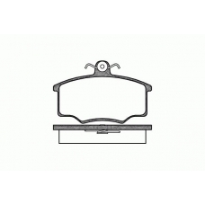2046.00 ROADHOUSE Комплект тормозных колодок, дисковый тормоз