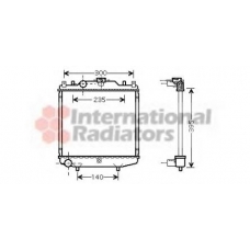 52002028 VAN WEZEL Радиатор, охлаждение двигателя