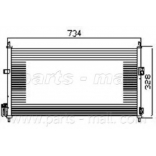 PXNCW-001 Parts mall Конденсатор, кондиционер