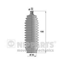J2855000 NIPPARTS Комплект пылника, рулевое управление