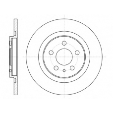 D6736.00 WOKING Тормозной диск
