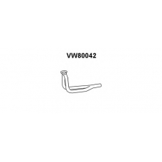 VW80042 VENEPORTE Труба выхлопного газа