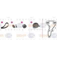 8MP 376 802-891 HELLA Водяной насос + комплект зубчатого ремня