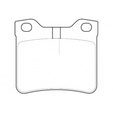 WBP21278B WAGNER LOCKHEED Комплект тормозных колодок, дисковый тормоз