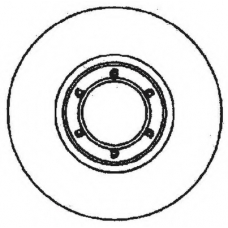 561171BC BENDIX Тормозной диск