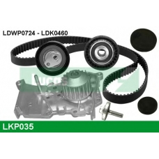 LKP035 TRW Водяной насос + комплект зубчатого ремня