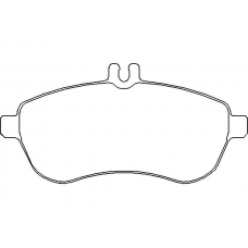 P 50 067 BREMBO Комплект тормозных колодок, дисковый тормоз