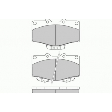 12-0748 E.T.F. Комплект тормозных колодок, дисковый тормоз