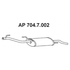 704.7.002 EBERSPACHER Глушитель выхлопных газов конечный