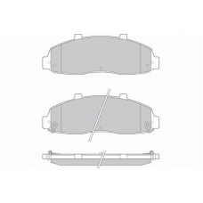 12-0877 E.T.F. Комплект тормозных колодок, дисковый тормоз