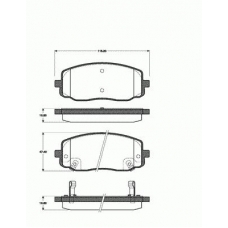 1501223513 S.b.s. Комплект тормозных колодок, дисковый тормоз