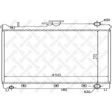 10-26249-SX STELLOX Радиатор, охлаждение двигателя