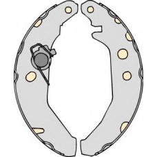 K641493 MGA Комплект тормозов, барабанный тормозной механизм