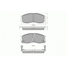 7.218 PEX Комплект тормозных колодок, дисковый тормоз
