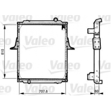 733534 VALEO Радиатор, охлаждение двигателя