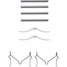 MBA1124 MINTEX Комплектующие, колодки дискового тормоза