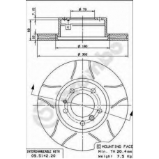 X 24230 AP Тормозной диск