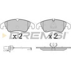 BP3347 BREMSI Комплект тормозных колодок, дисковый тормоз