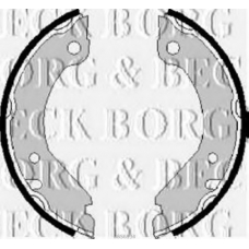 BBS6134 BORG & BECK Комплект тормозных колодок