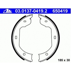 03.0137-0419.2 ATE Комплект тормозных колодок, стояночная тормозная с