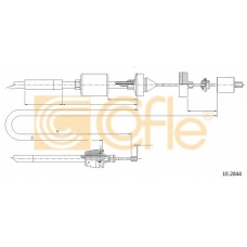10.2844 COFLE Трос, управление сцеплением