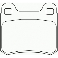 T1010-ECO PAGID Комплект тормозных колодок, дисковый тормоз