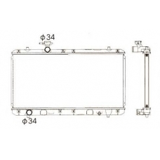 53428 NRF Радиатор, охлаждение двигателя