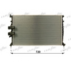 0108.3086 FRIGAIR Радиатор, охлаждение двигателя