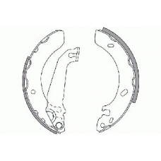 18492725536 S.b.s. Комплект тормозных колодок