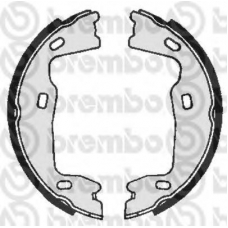 S 59 521 BREMBO Комплект тормозных колодок, стояночная тормозная с