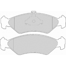 FD6712N NECTO Комплект тормозных колодок, дисковый тормоз