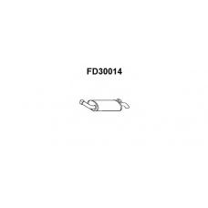 FD30014 VENEPORTE Глушитель выхлопных газов конечный