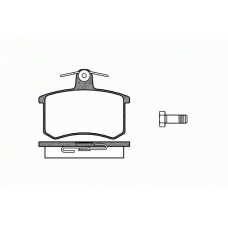 2135.10 ROADHOUSE Комплект тормозных колодок, дисковый тормоз