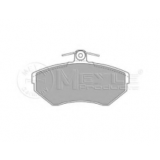 025 219 4516 MEYLE Комплект тормозных колодок, дисковый тормоз