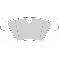 FD6279A NECTO Комплект тормозных колодок, дисковый тормоз