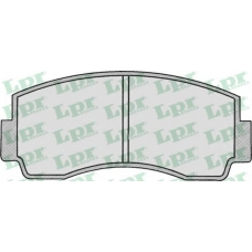 05P167 LPR Комплект тормозных колодок, дисковый тормоз