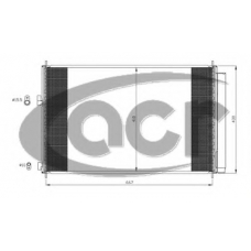 300673 ACR Конденсатор, кондиционер