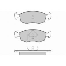 12-0950 E.T.F. Комплект тормозных колодок, дисковый тормоз