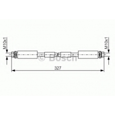1 987 476 856 BOSCH Тормозной шланг