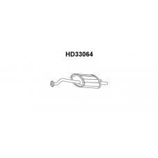 HD33064 VENEPORTE Глушитель выхлопных газов конечный