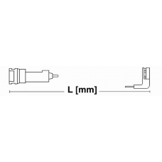 WK45311 RUVILLE Сигнализатор, износ тормозных колодок