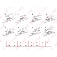 XF350 LYNX Xf350 монолитные щётки 350 mm 350 mm
