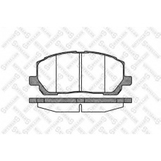 866 000-SX STELLOX Комплект тормозных колодок, дисковый тормоз